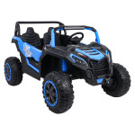 Elektrické autíčko Buggy ATV Racing Dvojmiestne!!! Modrá - 4 X 200 W - 24V7Ah